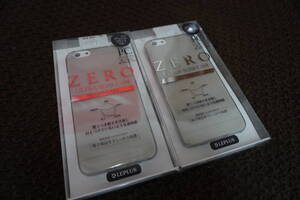 ★iPhone６ アイフォン6 HV CLEAR CASE ZERO HYBRID クリアケース クリーム 2個セット セール★