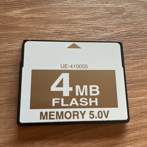 コンパクトフラッシュ FLASH MEMORY 5.0Ｖ　4MB UE-410055 送料無料　ジャンク品 動作未確認