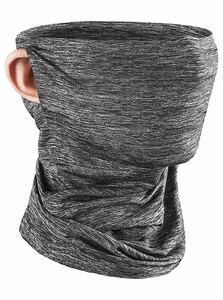  face mask bandana UV cut UPF50+ summer man and woman use ( gray )