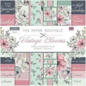The Paper Boutique - Vintage Blooms ペーパーパッド