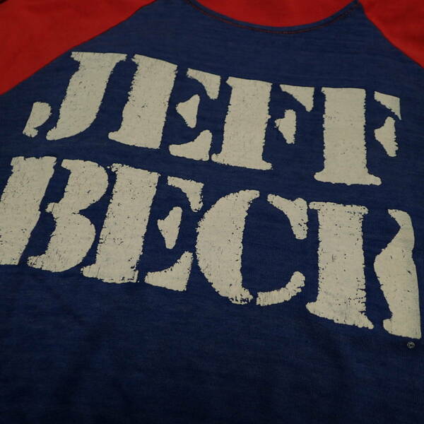 ■ 80s JEFF BECK Vintage T-shirt ■ ジェフベック ヴィンテージ Tシャツ 当時物 本物 バンドT ロックT yardbirds ラグラン