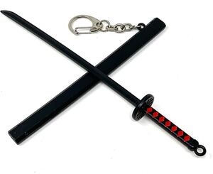 鬼滅の刃 鬼殺隊 悪鬼滅殺!日輪刀 キーホルダー キーチェーン 竈門炭治郎