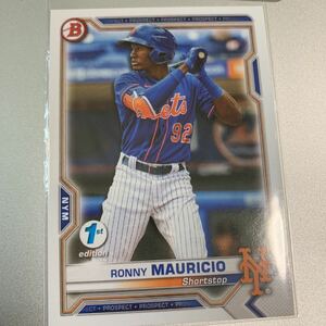 2021 bowman 1st edition ronny Mauricio