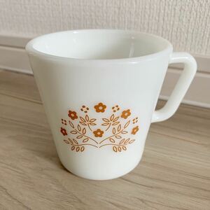 PYREX Pyrex Old Pyrex стекло молочное стекло cup кружка кружка CORNINGko- человек gMADE IN USA Vintage 