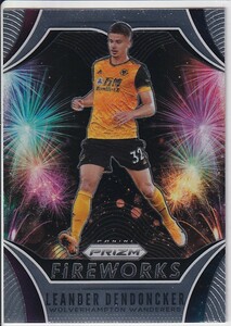 2020-21PANINI PRIZM PREMIER　NO.28　LEANDER DENDONCKER　レアンデル・デンドンケル　ウルヴァーハンプトン・ワンダラーズ