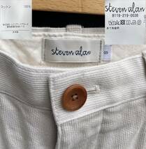 Steven Alan スティーブンアラン ピケ ショートパンツ size S 8119-219-0036 ハーフパンツ ユナイテッドアローズ トラウザー_画像4