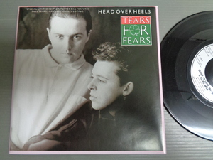 TEARS FOR FEARS/HEAD OVER HEELS(REMIX)★シングル　ポスタージャケット仕様