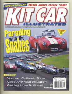 【c7857】99.2 KIT CAR ILLUSTRATED／コブラ・パレード、RUN AND GUN '98、ディオ(Dio)・タイプ61、...