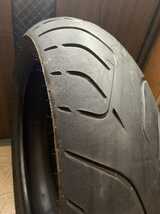 中古MCタイヤ DUNLOP SPORTMAX ROADSMARTⅢ 160/60ZR17 ダンロップ スポーツマックス ロードスマート3 160 60 17 5018 A581_画像3