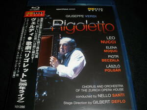 ブルーレイ ヴェルディ リゴレット ヌッチ モシュク ベチャワ サンティ チューリヒ歌劇場 Verdi Rigoletto Nucci Santi