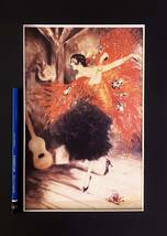 ルイ・イカール、『スペインの踊り』、希少な限定画集より、新品高級額、マット額装付、送料込み、LOIS ICART_画像5