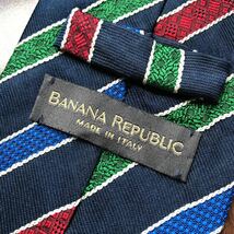 BANANA REPUBLIC バナナ リパブリック ネクタイ ネイビー レジメンタル_画像7