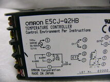 ★未使用に近い★ OMRON E5CJ-Q2HB デジタル指示温度調節器 複数有_画像2