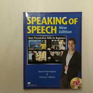 zaa-392♪Speaking of Speech: Basic Presentation Skills for Beginners(Student Book Pack) (CD付) 2008年英語版 David Harrington (著)