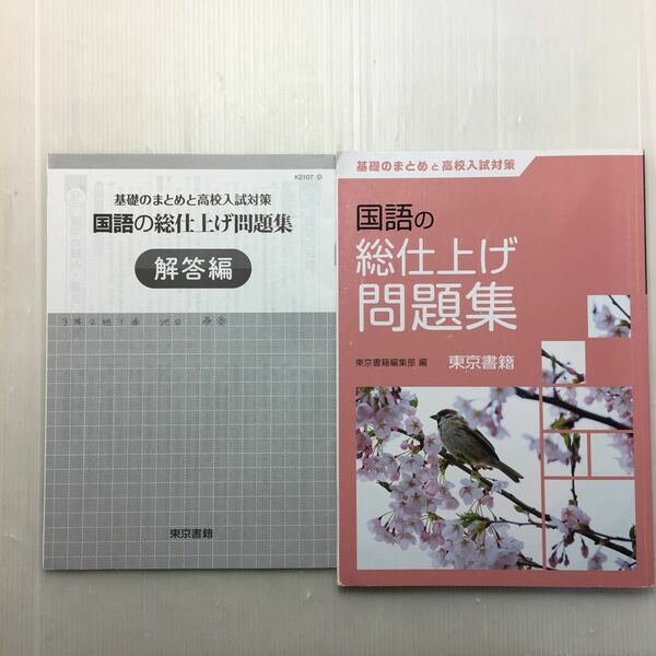 zaa-167♪ 2020年版 基礎のまとめと高校入試対策 国語の総仕上げ問題集 解答編付〈東京書籍〉