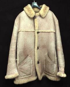 SHEEP SKIN PRODUCT sheepskin men's mouton coat 44