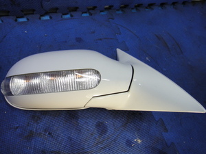  Mercedes Benz SLK 230 R170 etc. original latter term right door mirror white /143 [2224]