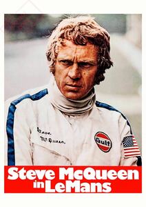 ポスター★『栄光のル・マン』 GULFプロモーションポスター#2★スティーブ・マックイーン/Steve McQueen/ポルシェ・917K/ガルフ