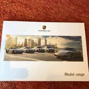 PORSCHE カタログ　Model range ポルシェ　2016