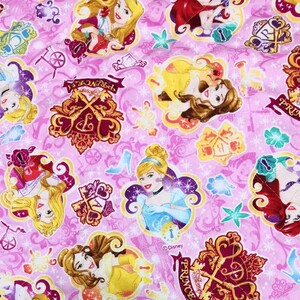 生地 はぎれ ディズニー ハギレ 端切れ プリンセス キルト生地 ハンドメイド バッグ 小物