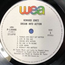 ハワード・ジョーズ Howard Jones Dream Into Action シュリンク付 オンリー ゲット ベター収録 帯付LP レコード 5点以上落札で送料無料A_画像3