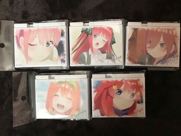五等分の花嫁 ミニキャンバスマグネット 5種セット