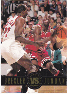 Michael Jordan/Drexler 1993-94 SkyBox Premium SS11