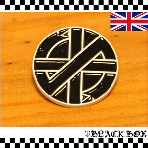 英国 インポート Pins Badge ピンズ ピンバッジ 画鋲 Crass クラス PUNK パンク ハードコア 反戦 アナーキー イギリス UK GB ENGLAND 503