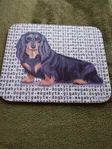  new goods ... dog miniature dachshund black tongue desk mat 