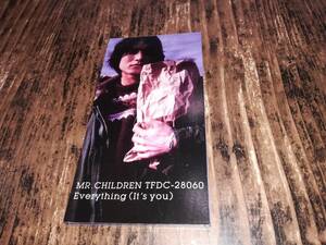 F0321【CD】8cm● Mr.Children / Everything(It's You) / デルモ