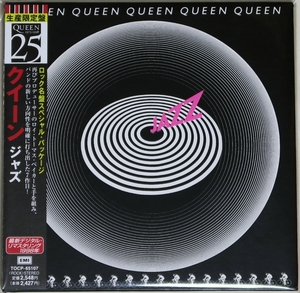 ◇ 25周年 クイーン QUEEN ジャズ JAZZ 初回限定 紙ジャケ デジタルリマスター 日本盤 帯付き TOCP-65107 新品同様 ◇