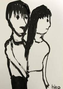 Art hand Auction 艺术家 Hiro C Forever Young, 艺术品, 绘画, 水墨画