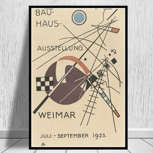 C347 バウハウス Bauhaus 大 ポスター 70x50cm グッズ 海外 おしゃれ 工芸 写真 デザイン 美術 建築 芸術 雑貨 グラフィティ アート 3