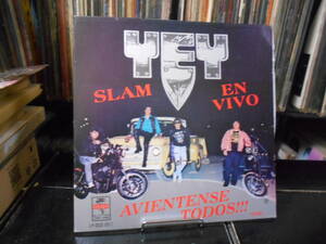 YEY (Mexico) / Slam En Vivo - Avientense Todos !!!　1989 メキシコ 正統派メタル 1st 12インチレコード 廃盤