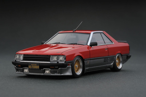 ■イグニッションモデル 1/43 ニッサンスカイライン2000 RS-ターボ (R30) レッド/シルバー