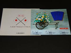 【京浜急行】天皇陛下御即位六十年記念乗車券　S60　売価500円