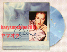 セリーヌ・ディオン 2 TRACK CD 紙ジャケット BECAUSE YOU LOVED ME CELINE DION FALLING INTO YOU_画像1