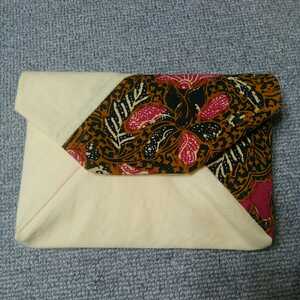  number . shop sack Java ..15×20 centimeter . paper inserting tea ceremony fukusa ..