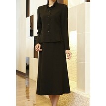 喪服 礼服 ブラックフォーマル 日本製 米沢織 レディース スカートスーツ　セット 2137-13_画像4