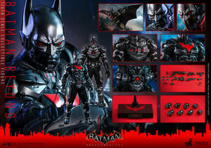 新品未開封 ホットトイズ VGM39 バットマン アーカム・ナイト Batman Arkham Knight バットマン (ザ・フューチャー版) １/６ フィギュア