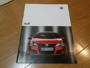 VWゴルフ 日本語カタログ　54ページ　美品　カタログのみ