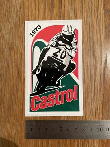 1973 Castrol sticker Man island TT Triumph BSA