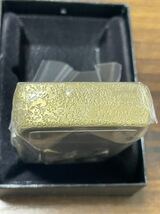 zippoプロペラ機 ゴールドメタル 3面特殊加工 立体メタル 2005年製 GOLD solid brass ソリッドブラス ゴールド U.S.AIR FORCE _画像5