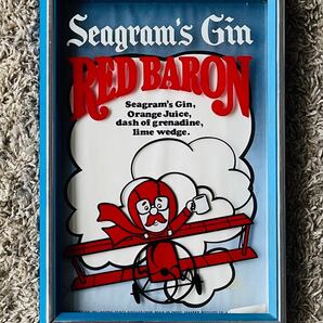 1975年製 SEAGRAM'S GIN RED BARON シャドーボックス
