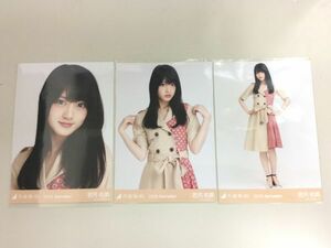 乃木坂46 若月佑美 生写真 2018.September スペシャル衣装14 3種 3枚コンプ 匿名配送対応 M063