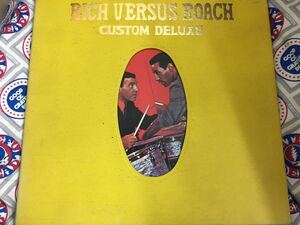 Buddy Rich vs.Max Roach★中古LP国内盤「リッチ対ローチ～ジャズ・ドラム・カスタム・デラックス」