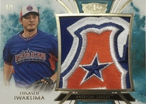 【1/1枚限定】岩隈久志オールスターパッチ 2014 Topps Tire One All Star Game Patch_画像1