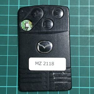 MZ 2118 ジャンク品 マツダ 純正 キーレス スマートキー カード ビアンテ プレマシー MPV 等 4B スライド リアゲート