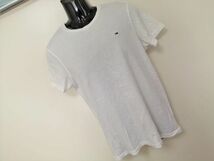 kkaa823 ■ TOMMY JEANS ■ トミー ジーンズ Tシャツ カットソー トップス 半袖 コットン 白 S_画像1