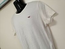 kkaa828 ■ HOLLISTER ■ ホリスター Tシャツ カットソー トップス 半袖 コットン オフホワイト XS_画像4